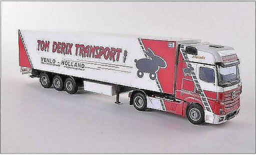 Mercedes Actros Gigaspace 1/87 AWM 2 Giga./Aerop. Kuhl-KSZ Ton Derix coche miniatura