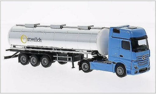 Mercedes Actros Gigaspace 1/87 AWM 2 Giga./Aerop. Ostmilch (H)Tank-SZ coche miniatura