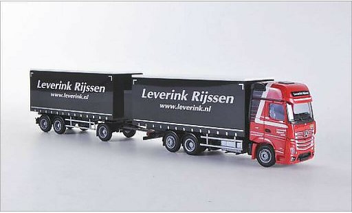 Mercedes Actros Gigaspace 1/87 AWM 2 Giga. Leverink Rijssen (NL) G-KHZ coche miniatura