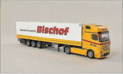 Mercedes Actros Gigaspace 1/87 AWM 2 Gigaliner Bischof (AT) Kuhlmaletero-SZ coche miniatura
