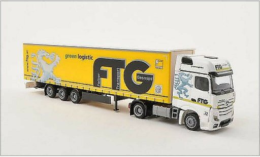 Mercedes Actros Gigaspace 1/87 AWM 2 Gigaliner FTG Gardinenplanen-SZ coche miniatura