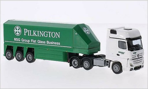 Mercedes Actros Gigaspace 1/87 AWM 2 Aerop. Okline / pilkington coche miniatura