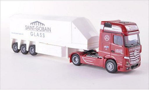 Mercedes Actros Gigaspace 1/87 AWM 2 Van Loo (NL) / Saint-Gobain Innenlader-SZ coche miniatura