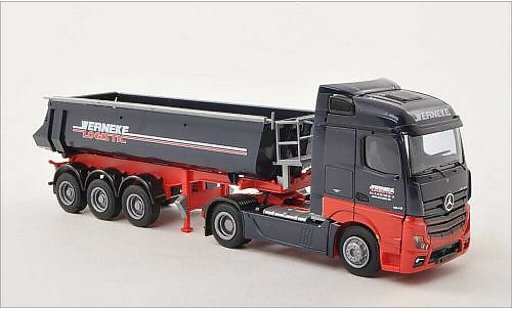 Mercedes Actros Streamspace 1/87 AWM 2 /Aerop. Werneke Mulden-SZ coche miniatura