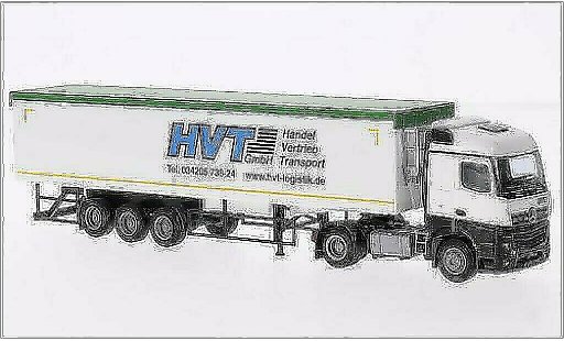 Mercedes Actros Streamspace 1/87 AWM 2 H V T coche miniatura