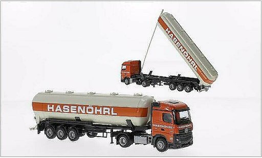 Mercedes Actros Streamspace 1/87 AWM 2 Hasenohrl coche miniatura