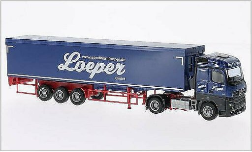 Mercedes Actros Streamspace 1/87 AWM 2 Loeper Kipp-SZ coche miniatura