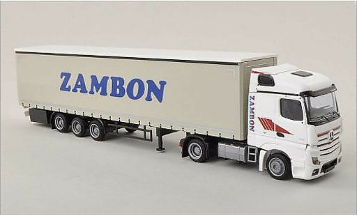 Mercedes Actros Streamspace 1/87 AWM 2 Zambon Gardinenplanen-SZ coche miniatura