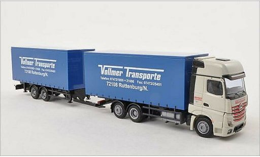 Mercedes Actros Gigaspace 1/87 AWM 2 Vollmer Giga.-G-KTaHZ coche miniatura