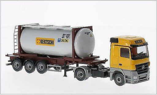 Mercedes Actros Base 1/87 Wiking Bertschi coche miniatura
