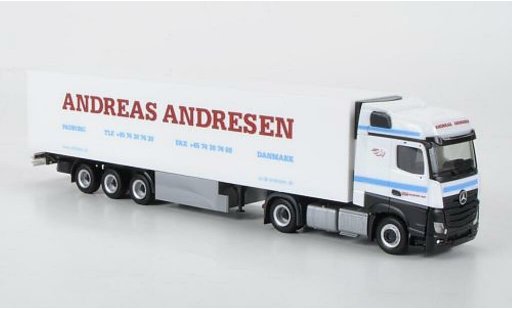 Mercedes Actros Bigspace 1/87 Herpa Kuhlmaletero-SZ Andreas Andresen (DK) coche miniatura
