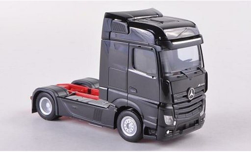 Mercedes Actros Bigspace 1/87 Herpa negro Solo-ZM 2011 coche miniatura
