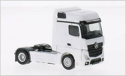 Mercedes Actros Bigspace 1/87 Herpa blanco coche miniatura