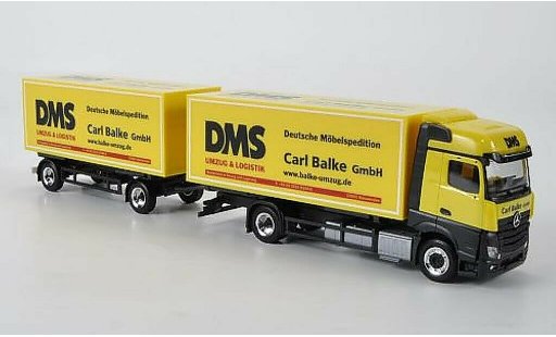 Mercedes Actros Bigspace 1/87 Herpa DMS - Carl Balke Wechselmaletero-HZ 2011 coche miniatura