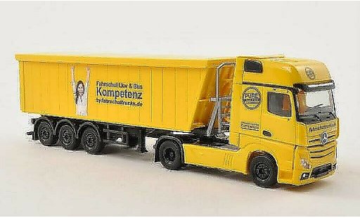 Mercedes Actros Gigaspace 1/87 Herpa Fahrschultrucks.de Stoffel-Liner-SZ coche miniatura