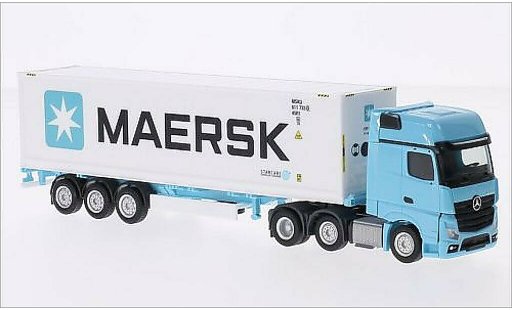 Mercedes Actros Gigaspace 1/87 Herpa Maersk coche miniatura
