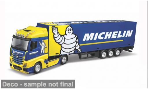 Coche miniatura Mercedes Actros Gigaspace Michelin Bburago 1/43 Burago