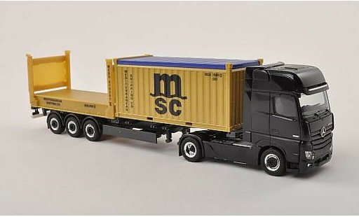 Mercedes Actros Gigaspace 1/87 Herpa MSC Container-SZ 2011 coche miniatura