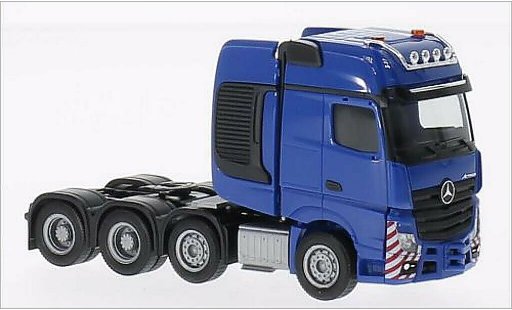 Mercedes Actros Gigaspace 1/87 Herpa SLT Schwerlastzugmaschine azul coche miniatura
