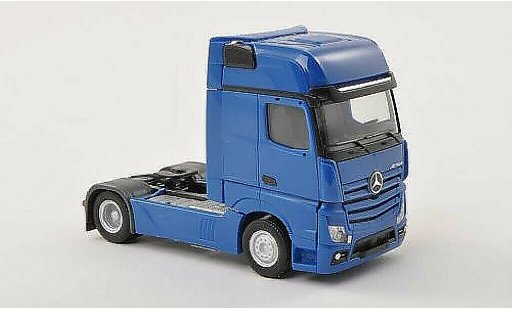 Mercedes Actros Gigaspace 1/87 Herpa Zugmaschine azul coche miniatura