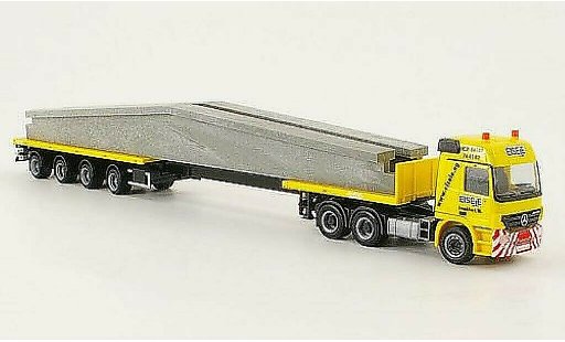Mercedes Actros Base 1/87 Herpa L 02 Teletrailer-Sattelzug Eisele coche miniatura