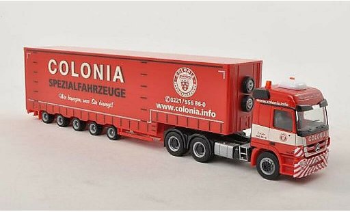 Mercedes Actros Base 1/87 Herpa L 08 Colonia Volumen-SZ coche miniatura