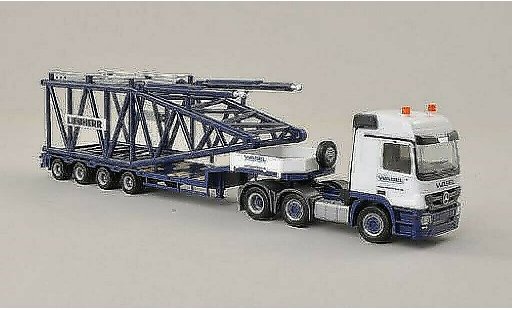 Mercedes Actros Base 1/87 Herpa L 08 Wasel Krane Semitieflade-SZ con Anlenkpieza fur Liebherr LR 1600/2 coche miniatura