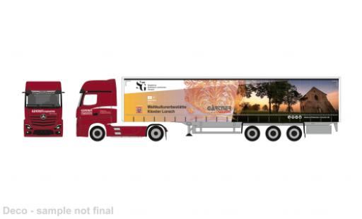 Mercedes Actros 1/87 Herpa L G&auml;rtner Transporte/Kloster Lorsch 1:87 coche miniatura