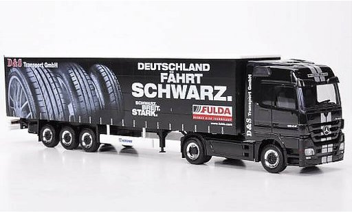 Mercedes Actros Base 1/87 Herpa LH 08 Gardinenplanen-SZ Fulda coche miniatura