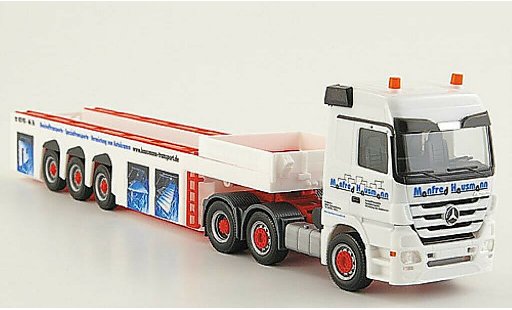 Mercedes Actros Base 1/87 Herpa LH 08 Hausmann Betonfertigteiletransporter coche miniatura