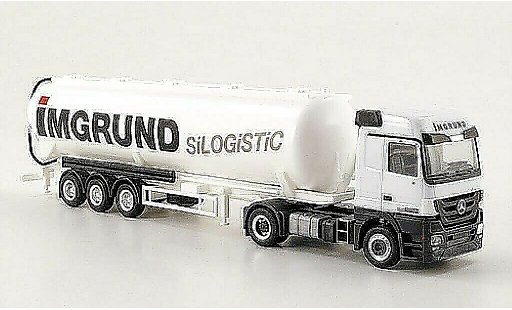 Mercedes Actros Base 1/87 Herpa LH 08 Imverded Silo-SZ coche miniatura