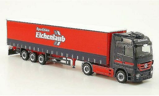 Mercedes Actros Base 1/87 Herpa LH 08 Spedition Eichenlaub Gardinenplanen-SZ coche miniatura