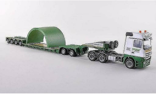 Mercedes Actros Base 1/87 Herpa LH 08 Vossmann Tieflade-SZ con Betonhalbschale coche miniatura