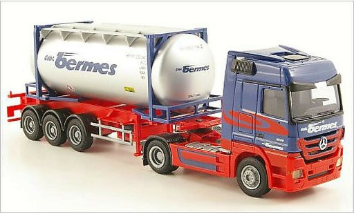Mercedes Actros Base 1/87 AWM LH/Aerop Gebr.Bermes Tank-SZ coche miniatura