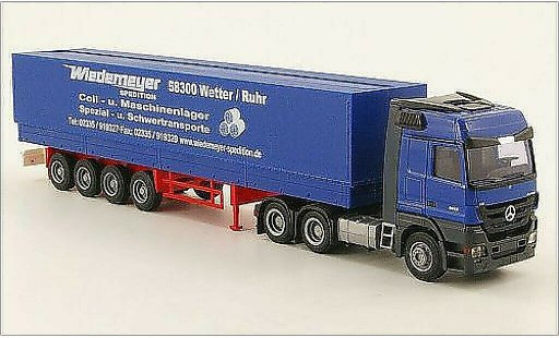 Mercedes Actros Base 1/87 AWM LH/Aerop. Wiedemeyer PrSZ coche miniatura