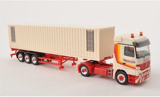 Mercedes Actros Base 1/87 Herpa LH Barth Container-SZ coche miniatura