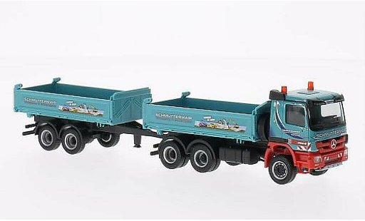 Mercedes Actros Base 1/87 Herpa M 08 Meiller Schuttermair Tandemkipper-Hangerzug coche miniatura