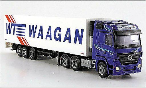 Mercedes Actros Base 1/87 AWM MP 2 LH Aerop. Kuhl-KSZ WT Waagan coche miniatura