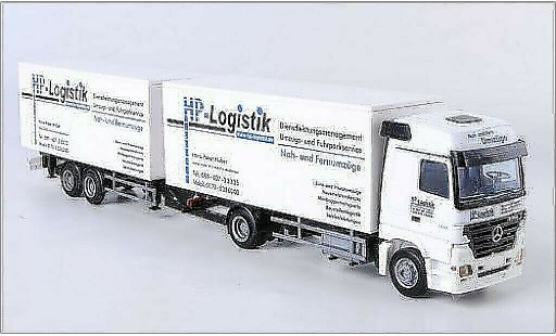 Mercedes Actros Base 1/87 AWM MP2-LH KTaHZ HP Logistik coche miniatura