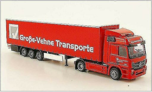 Mercedes Actros Base 1/87 AWM MP3 L Aerop. Grosse Vehne KSZ coche miniatura