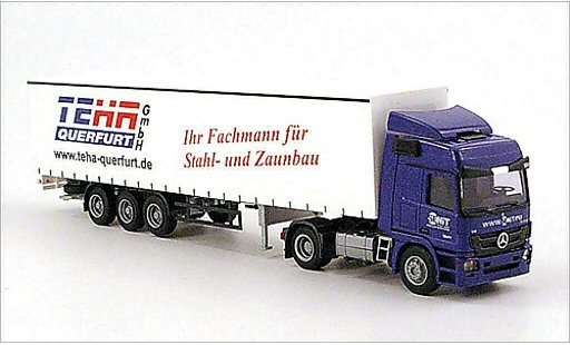 Mercedes Actros Base 1/87 AWM MP3 L/Aerop. Senit / TEHA G-KSZ coche miniatura