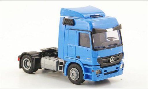 Mercedes Actros Base 1/87 AWM MP3 L con Windleitblechen azul coche miniatura