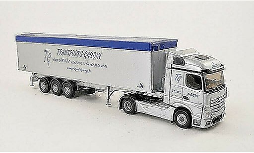 Mercedes Actros Streamspace 1/43 Eligor MP4 Transports Gaudin Getreidekipper-SZ coche miniatura