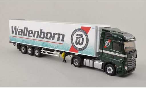 Mercedes Actros Streamspace 1/43 Eligor MP4 Wallenborn Kuhlmaletero-SZ coche miniatura