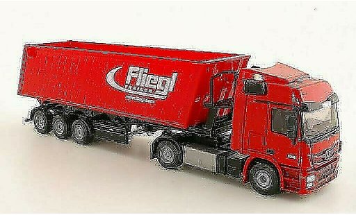 Mercedes Actros Base 1/50 Siku Muldenkipper Fliegl coche miniatura