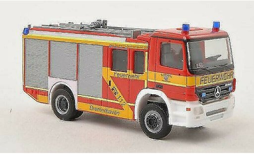 Mercedes Actros Base 1/87 Herpa S HLF 2000 Bomberos Bremerhaven 2002 coche miniatura