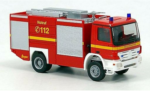 Mercedes Actros Base 1/87 Herpa S TLF 24/60 Bomberos 2002 coche miniatura
