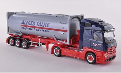 Mercedes Actros Streamspace 1/87 Herpa 2.3 A.Talke Drucksilocontainer-SZ 30ft. 2011 coche miniatura