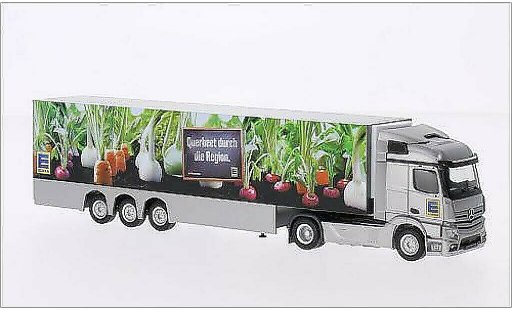 Mercedes Actros Streamspace 1/87 Herpa 2.3 EDEKA Querbeet 2011 coche miniatura