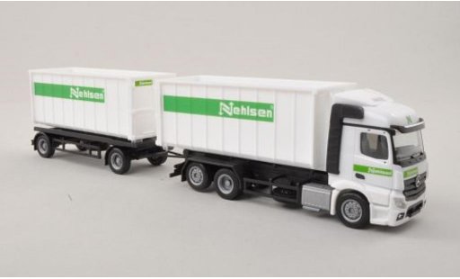 Mercedes Actros Streamspace 1/87 Herpa 2.3 Nehlsen Abrollmulden-HZ coche miniatura